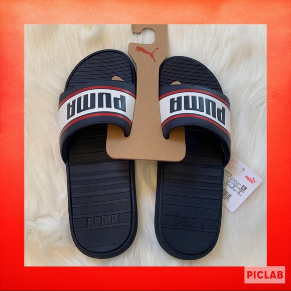 Puma Other - PUMA Slides Sanals Cool Cat Sport Retro NWT Men 10
